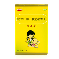 妈咪爱枯草杆菌二联活菌颗粒1g*10袋 北京韩美 腹泻 便秘 胀气 消化不良