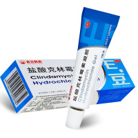 金日 盐酸克林霉素凝胶10g 用于清洗并抹于患处 取适量凝胶在患处涂一薄层,每日早晚各一次