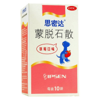 思密达 蒙脱石散3g*10袋(草莓味)用于成人儿童急慢性腹泻