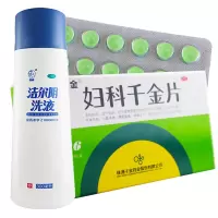 恩威洁尔阴洗液300ml+妇科千金片18片*7板 清热燥湿 杀虫止痒 阴道炎