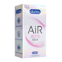 杜蕾斯天~然胶乳橡胶避孕套(AiR润薄空气套)10只