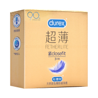 3只装]杜蕾斯天然胶乳橡胶避孕套(紧型超薄装)