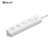 公牛插座多孔长线多功能电插板 拖线板带儿童保护门/新国标/排插/接线板/全白色 【四位五孔总控5米】GN-410