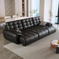 虔度大象耳朵零靠墙电动功能沙发简约客厅头层牛皮沙发