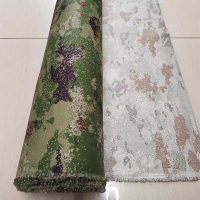 添福溢 迷彩加厚防雨布 迷彩军绿/迷彩兰/迷彩白 平方米
