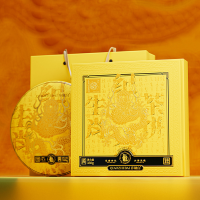 乔制白 龙饼 紧压白茶 350g