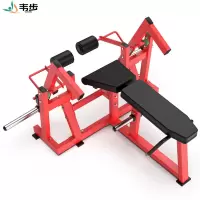 韦步商用悍马系列EM918分动式腿后屈训练器健身房挂片式自由力量器械