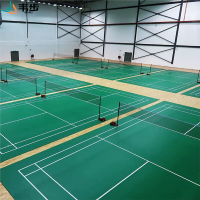 韦步排球场地胶运动地板室内防滑地板pvc地胶垫宝石纹4.5mm