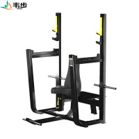韦步EM1037商用坐式推肩架杠铃举重卧推训练架综合力量训练器械