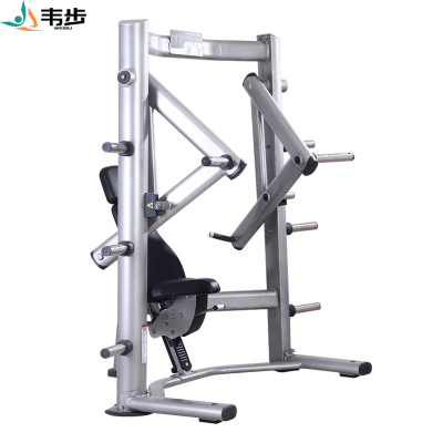 韦步FWM09商用坐式下斜推胸训练架挂片式卓越免维护系列力量器械
