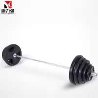 康力强卧推包胶杠铃套装 奥杆铸铁举重杠铃男士健身器材套装
