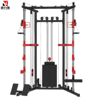 康力强ZH01小飞鸟龙门架综合训练器家用室内家庭多功能健身器材卧推深蹲架豪华款+2.2米杠铃杆+120KG杠铃片