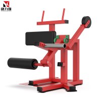 康力强KLQ989商用悍马挂片系列健身房站立式大腿后勾屈腿训练架力量器