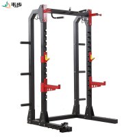 韦步健身房专业悍马框式深蹲卧推架商用一体自由杠铃龙门架家用多功能