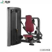 韦步LS510商用坐式肱三头肌手臂下压练习肌肉专项训练局部型力量器械