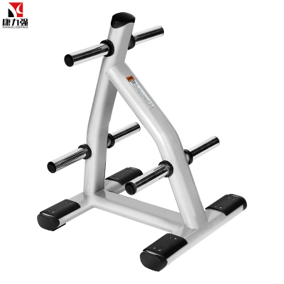 康力强FW107杠铃片架子专业大孔铃片储物架商用健身器材哑铃片架