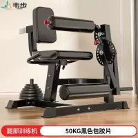 韦步XJL2坐姿腿屈伸腿部肌肉训练器股二三四头肌下肢力量器械家用坐姿腿屈伸单机+50KG黑色片