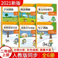 [M]小学语文专项训练 2年级 上册(全6册)-9787564943943