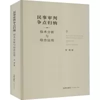 [M]民事审判争点归纳 技术分析与综合运用-9787519749484