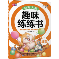 [M]聪明大脑趣味练练书 拼音 3~6岁-9787560891552