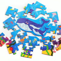 [M]幼儿大块进阶拼图-动物:海洋动物-9787570429226