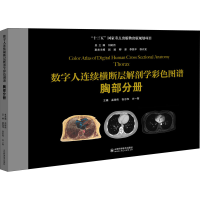 [M]数字人连续横断层解剖学彩色图谱 胸部分册-9787572306761