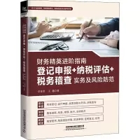 [M]财务精英进阶指南 登记申报+纳税评估+税务稽查实务及风险防范-9787113291389
