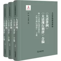 [M]《大清律例》《大清现行刑律》合编 附《大清现行刑律案语》《核订现行刑律》(全3册)-9787519770976