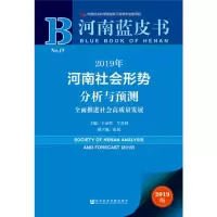 [M]2019年河南社会形势分析与预测 全面推进社会高质量发展 2019版-9787520145114
