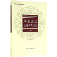 [M]湖南赣语语音调查研究-9787516171110