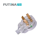 福田 三极插头 插头不带线工业级三脚纯铜大功率 10A 单位:个