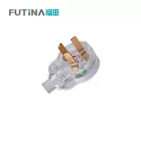 福田 三极插头 插头不带线工业级三脚纯铜大功率 10A 单位:个