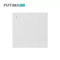 福田 开关 暗装墙壁开关面板 一位中转制 单位:个