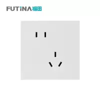 福田 插座 插座大面板电源墙壁暗装 斜5孔10A 单位:个