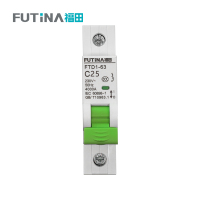 福田 小型断路器空开 家用空气开关小型断路器不带漏保 1P25A 单位:个