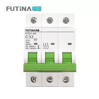 福田 小型断路器空开 家用空气开关小型断路器不带漏保 3P32A 单位:个
