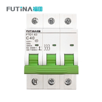 福田 小型断路器空开 家用空气开关小型断路器不带漏保 3P40A 单位:个