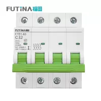 福田 小型断路器空开 家用空气开关小型断路器不带漏保 4P32A 单位:个