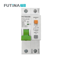 福田 窄体漏电保护开关断路器 小型家用微型断路器总闸开关空气开关带漏保 1P+N 25A 单位:个