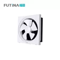 福田 百叶窗换气扇 窗墙通用排气扇厨房油烟排风扇卫生间抽风机 10寸300*300mm 单位:个