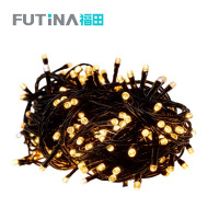 福田 LED黑线串灯彩灯 闪烁20米140灯 条