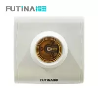 福田 灯头灯座明装 E27螺口底座直径86mm 个