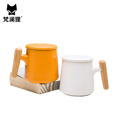 梵澜狸茶水分离陶瓷茶杯T87 个