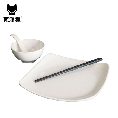 梵澜狸餐盘饭碗套装T65 个