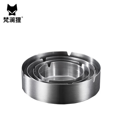 梵澜狸防摔不锈钢烟灰缸FF6 个