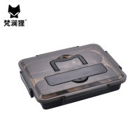 梵澜狸不锈钢分格餐盘 I38 个