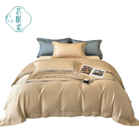 芯眠柔MR-11 220*240cm金缕织梦系列长绒棉床上四件套 床上套件 (计价单位:套) 香金色