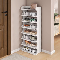 小户型鞋柜小窄门口简易收纳层架全实木鞋架家用省空间多层木质鞋子