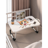 床上小桌子可折叠飘窗书桌家用卧室宿舍电脑桌学生寝室懒人学习桌