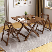 折叠餐桌家用小户型四方桌子摆摊便携出租房吃饭桌子写作业小方桌